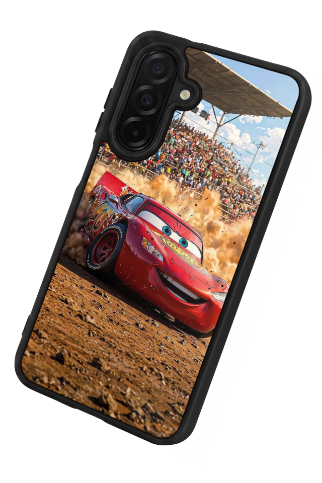 Samsung Galaxy A26 Uyumlu Şimsek McQueen Tasarımlı Glossy Premium Kılıf