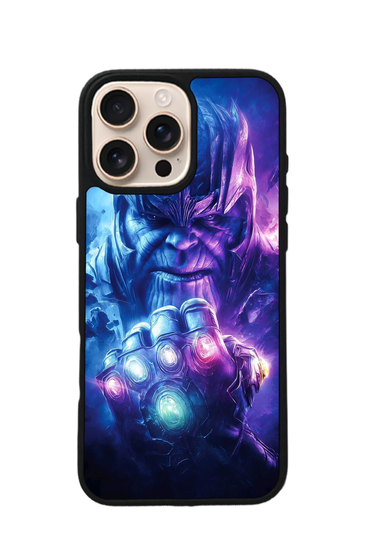 iPhone 16 Pro Uyumlu Thanos Tasarımlı Glossy Premium Kılıf