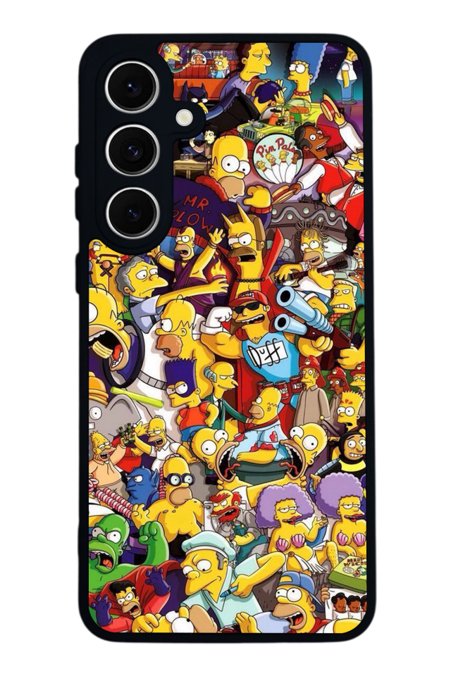 Samsung Galaxy A16 Uyumlu The Simpsons Tasarımlı Glossy Premium Kılıf