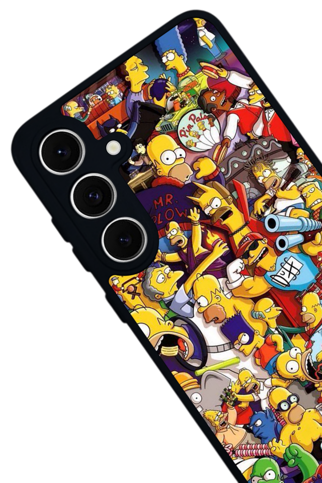 Samsung Galaxy A16 Uyumlu The Simpsons Tasarımlı Glossy Premium Kılıf