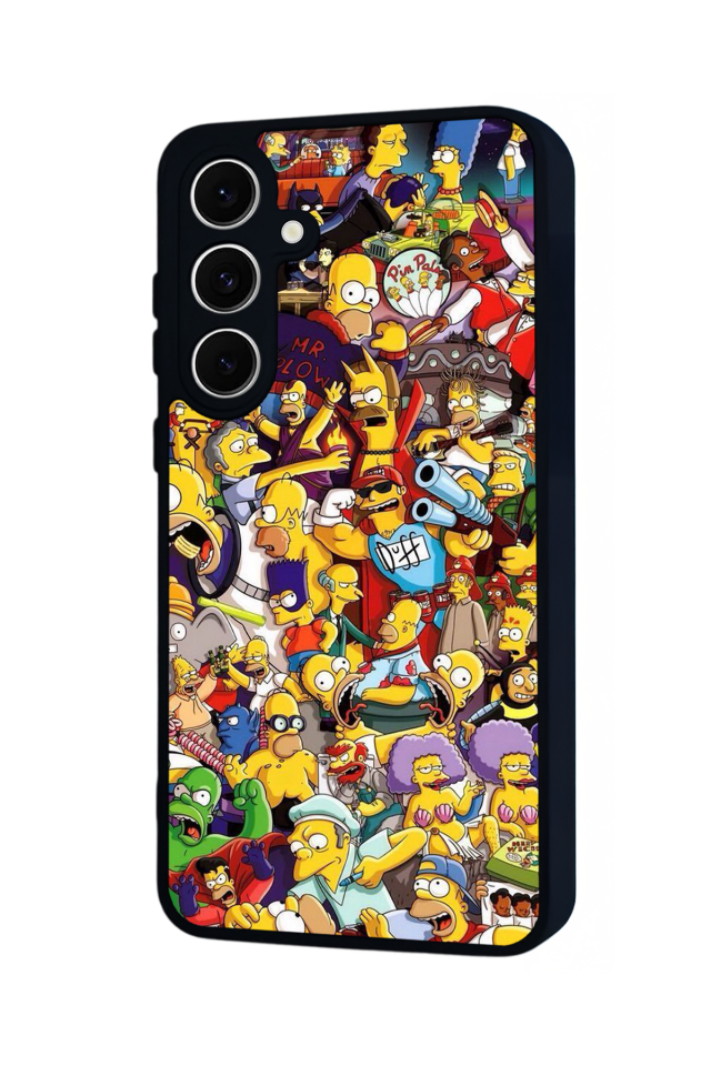 Samsung Galaxy A16 Uyumlu The Simpsons Tasarımlı Glossy Premium Kılıf