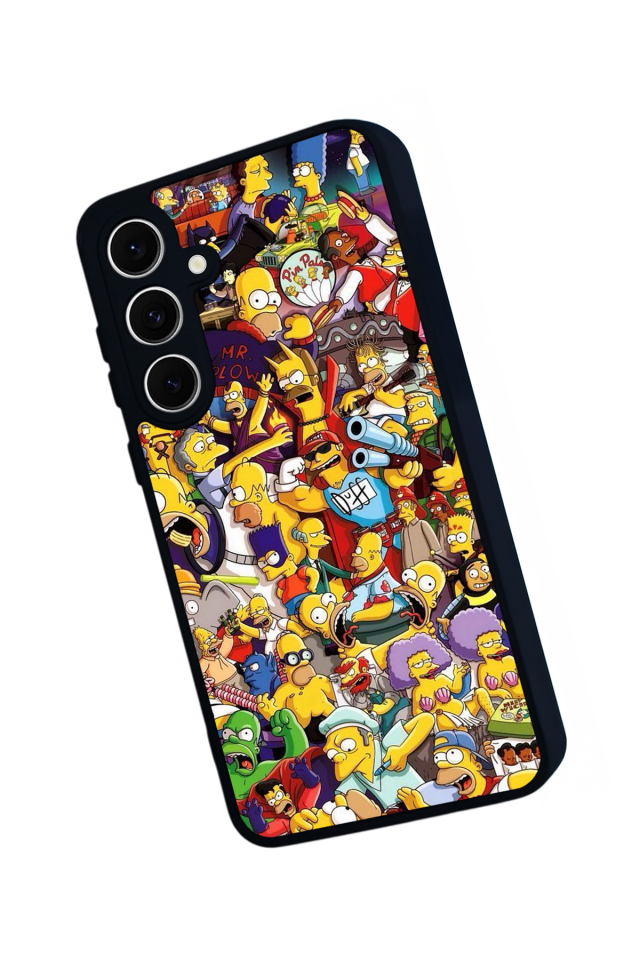 Samsung Galaxy A16 Uyumlu The Simpsons Tasarımlı Glossy Premium Kılıf