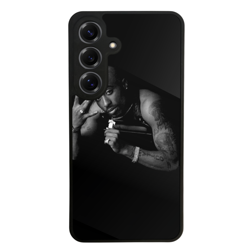 Samsung Galaxy S25 Uyumlu Tupac Tasarımlı Glossy Premium Kılıf