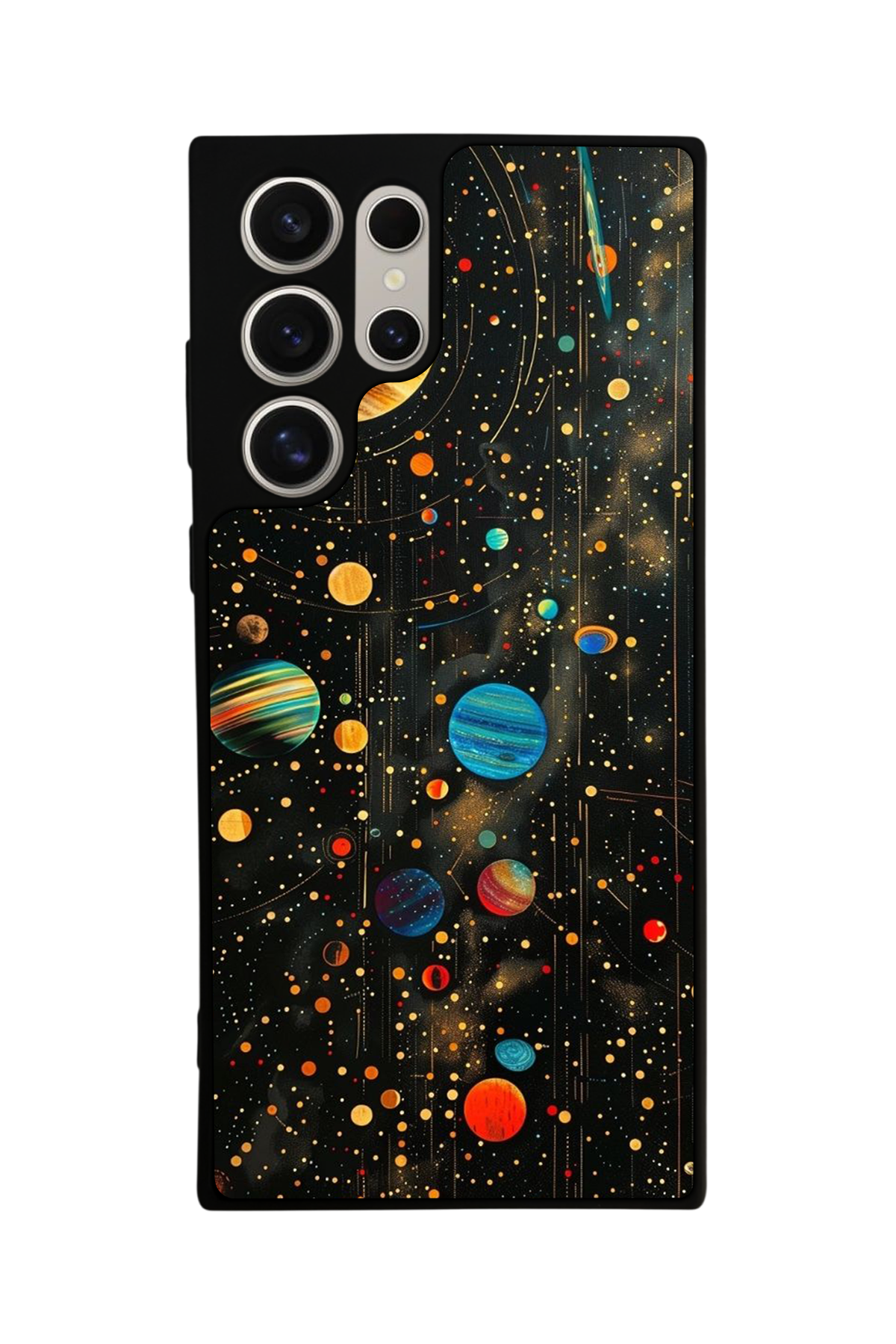 Samsung Galaxy S24 Ultra Uyumlu Uzay Tasarımlı Glossy Premium Kılıf