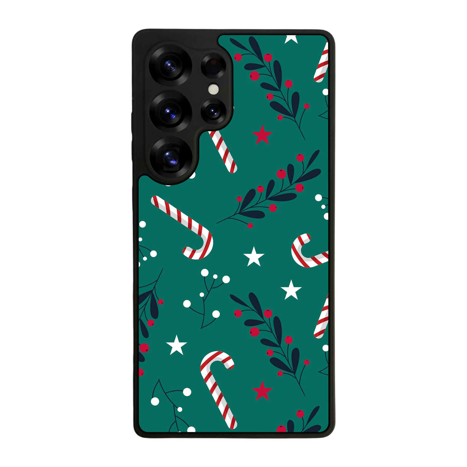 Samsung Galaxy S25 Ultra Uyumlu Yilbasi Christmas Tasarımlı Glossy Premium Kılıf