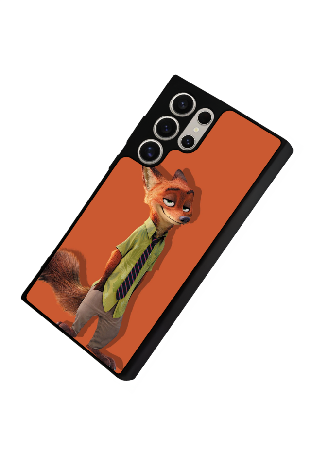 Samsung Galaxy S23 Ultra Uyumlu Zootropolis Tasarımlı Glossy Premium Kılıf