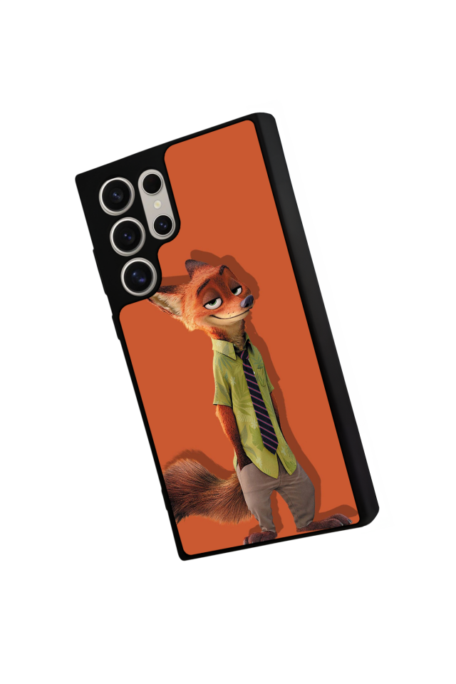 Samsung Galaxy S23 Ultra Uyumlu Zootropolis Tasarımlı Glossy Premium Kılıf