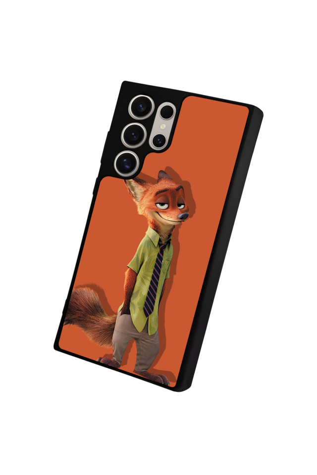 Samsung Galaxy S23 Ultra Uyumlu Zootropolis Tasarımlı Glossy Premium Kılıf