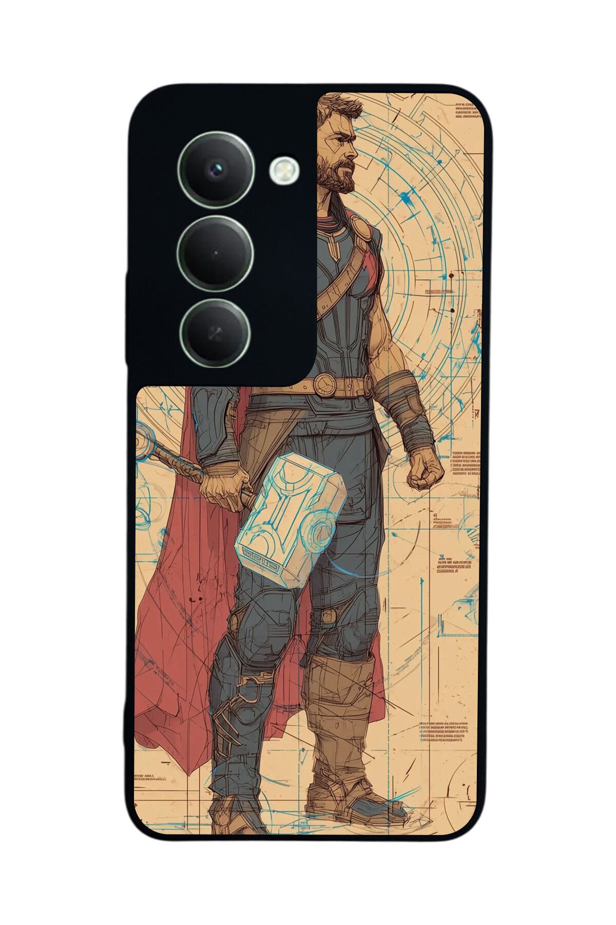 Xiaomi Redmi 15 5G Uyumlu Thor Tasarımlı Glossy Premium Kılıf