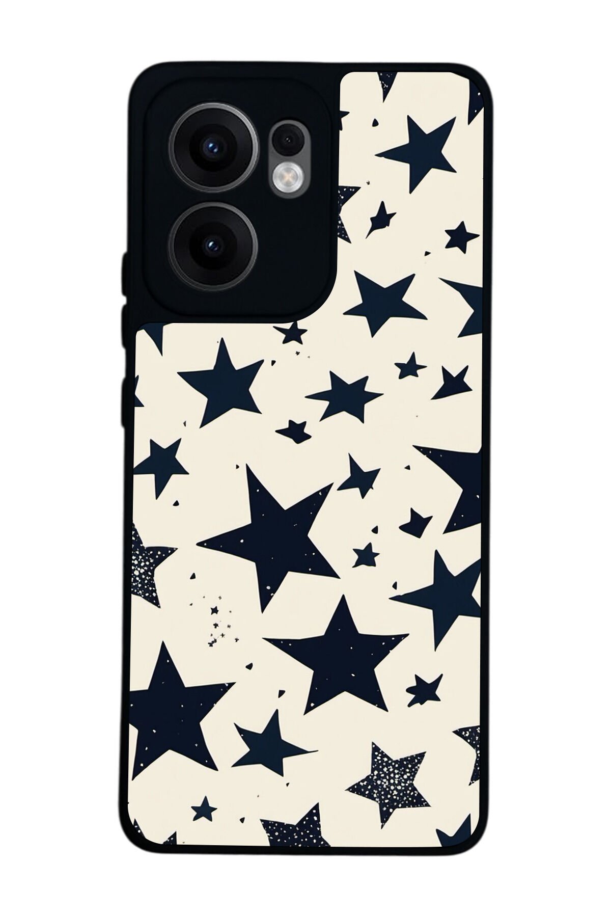 Oppo Reno 13F Uyumlu Retro Yildizlar Tasarımlı Glossy Premium Kılıf