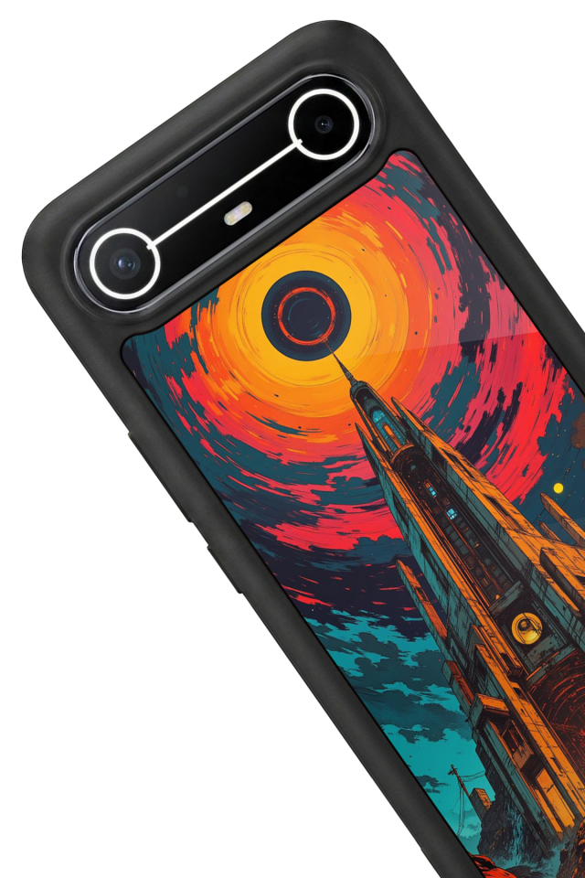 Tecno Spark Slim 5G Uyumlu Abstract Tasarımlı Glossy Premium Kılıf
