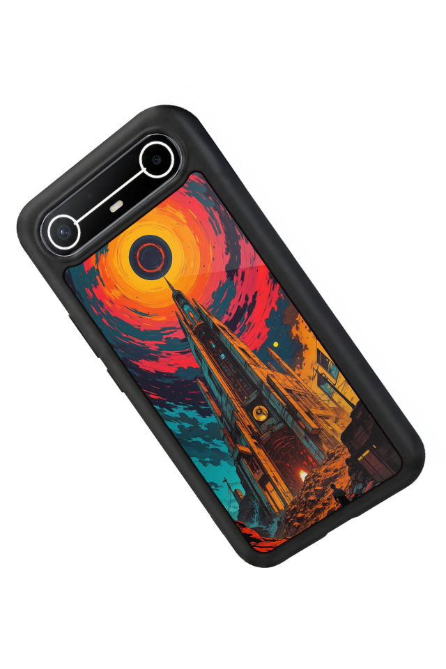 Tecno Spark Slim 5G Uyumlu Abstract Tasarımlı Glossy Premium Kılıf
