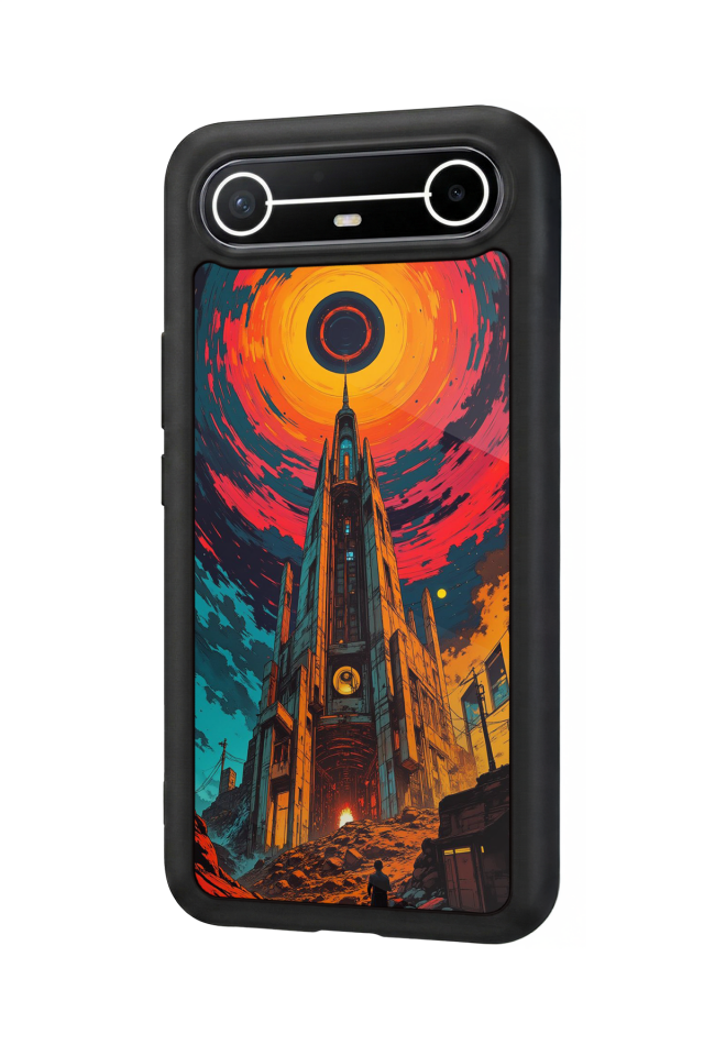 Tecno Spark Slim 5G Uyumlu Abstract Tasarımlı Glossy Premium Kılıf