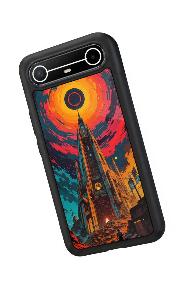 Tecno Spark Slim 5G Uyumlu Abstract Tasarımlı Glossy Premium Kılıf
