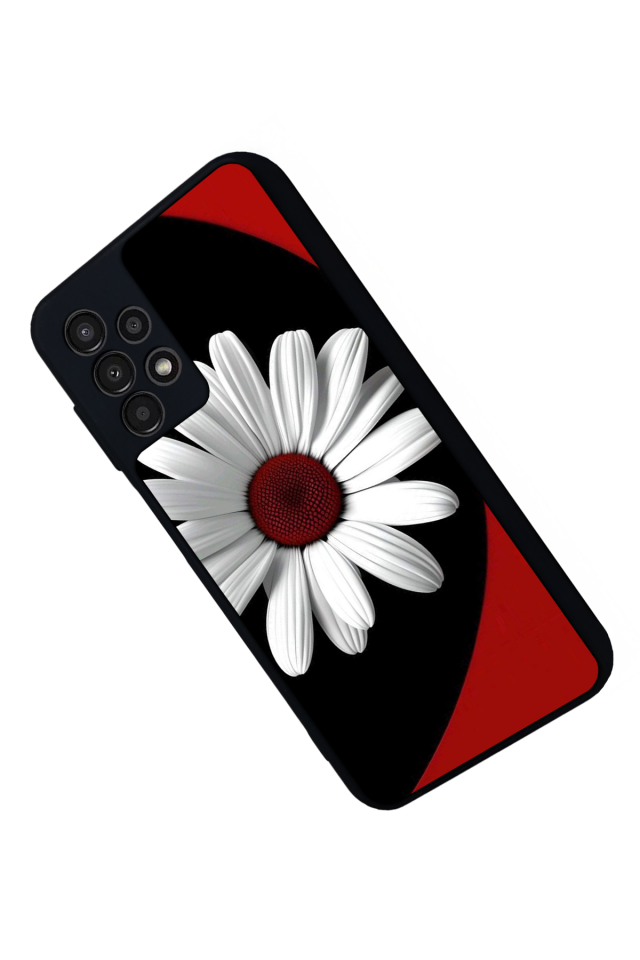 Samsung Galaxy A23 Uyumlu Cicek Tasarımlı Glossy Premium Kılıf