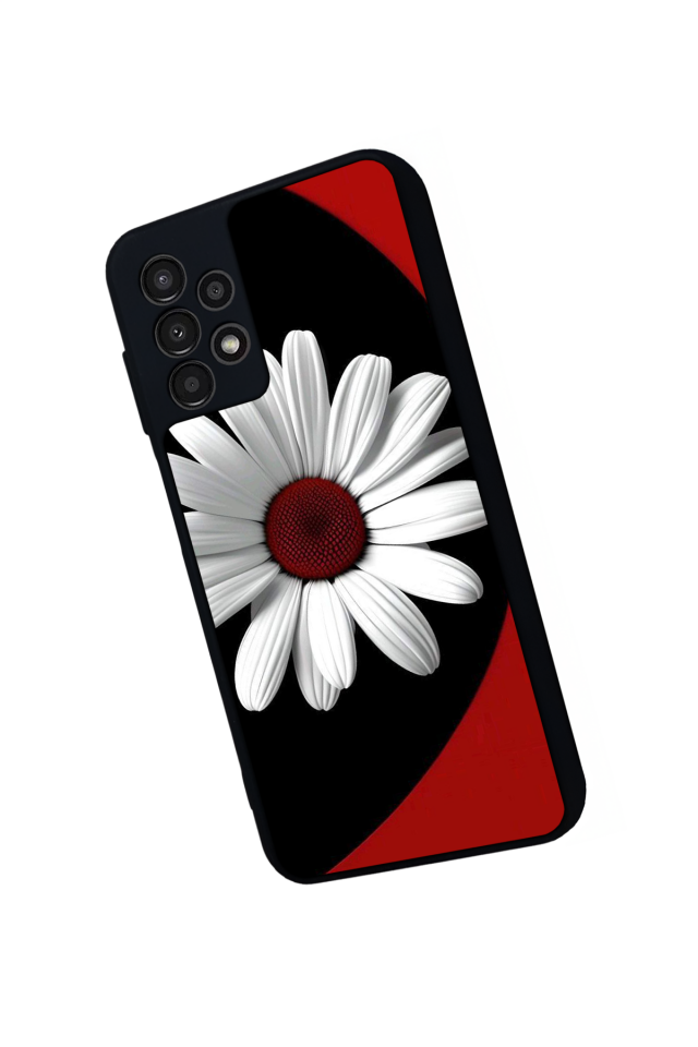 Samsung Galaxy A23 Uyumlu Cicek Tasarımlı Glossy Premium Kılıf