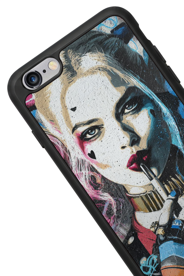 iPhone 6s Plus Uyumlu HarleyQueen Tasarımlı Glossy Premium Kılıf