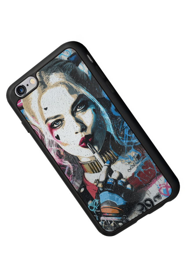 iPhone 6s Plus Uyumlu HarleyQueen Tasarımlı Glossy Premium Kılıf
