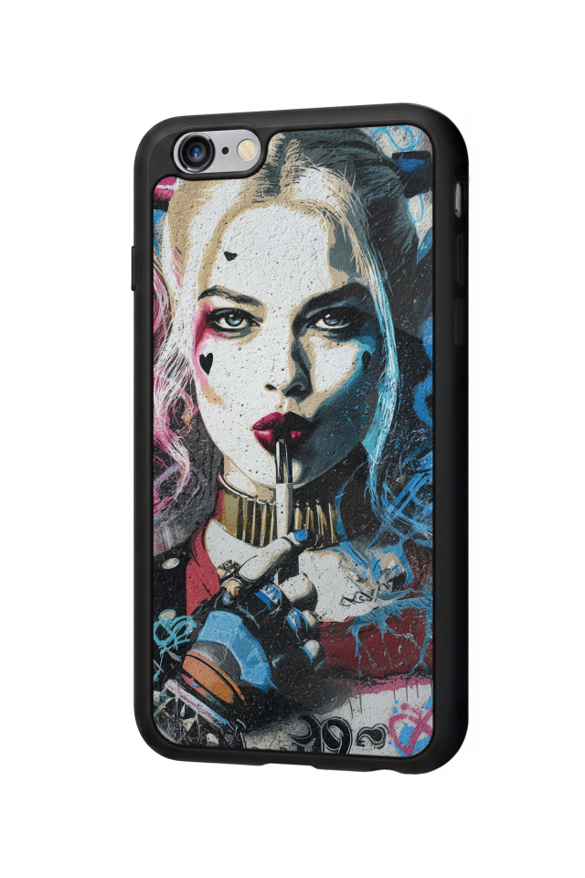 iPhone 6s Plus Uyumlu HarleyQueen Tasarımlı Glossy Premium Kılıf