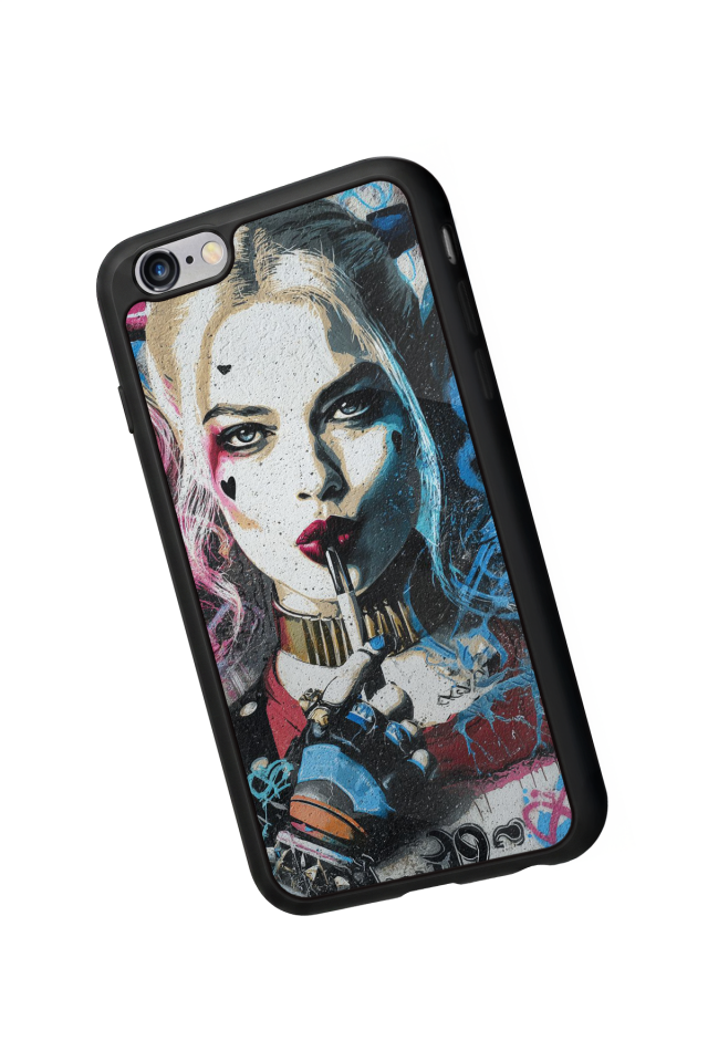 iPhone 6s Plus Uyumlu HarleyQueen Tasarımlı Glossy Premium Kılıf