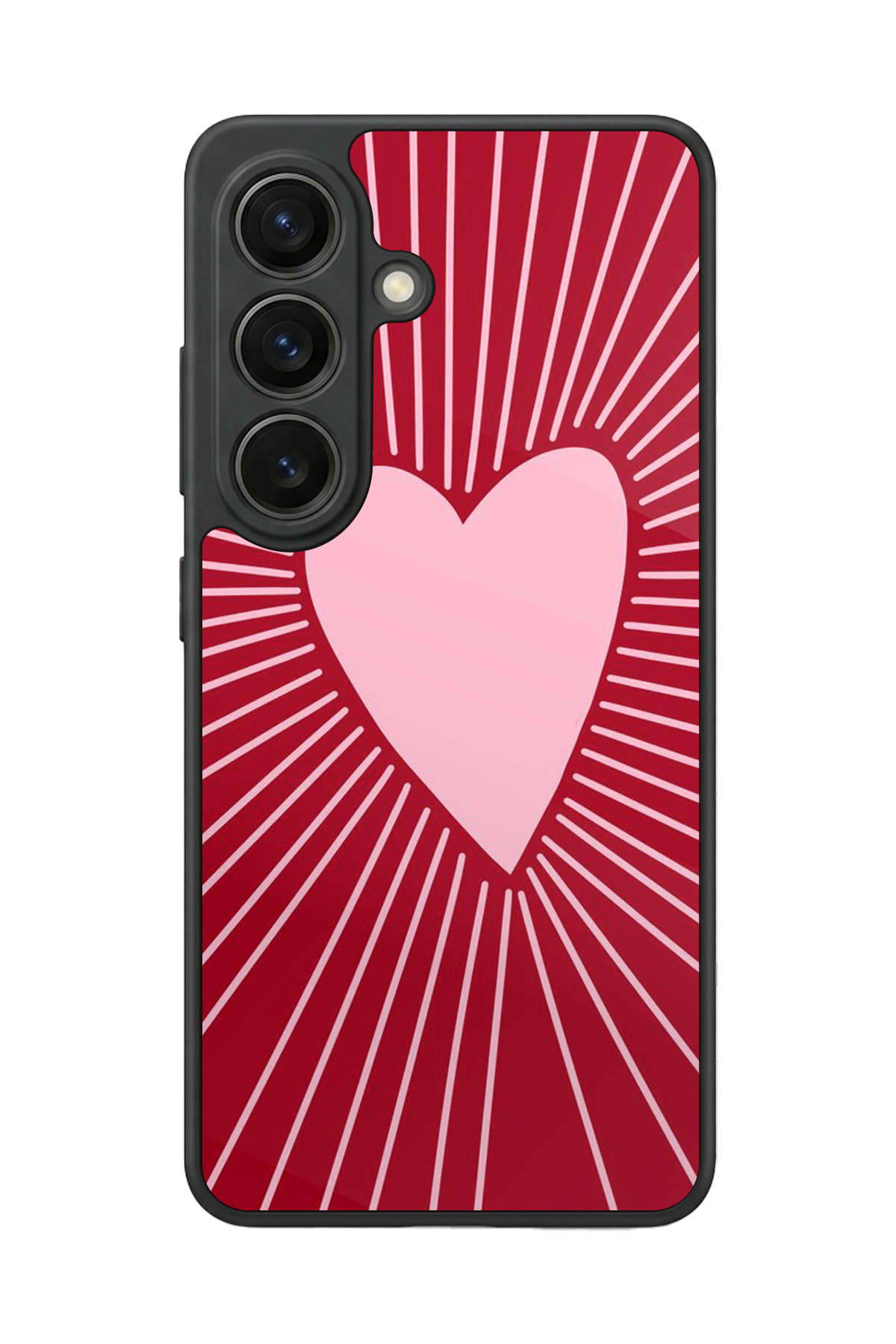 Samsung Galaxy S26 Uyumlu Kalp Love Tasarımlı Glossy Premium Kılıf