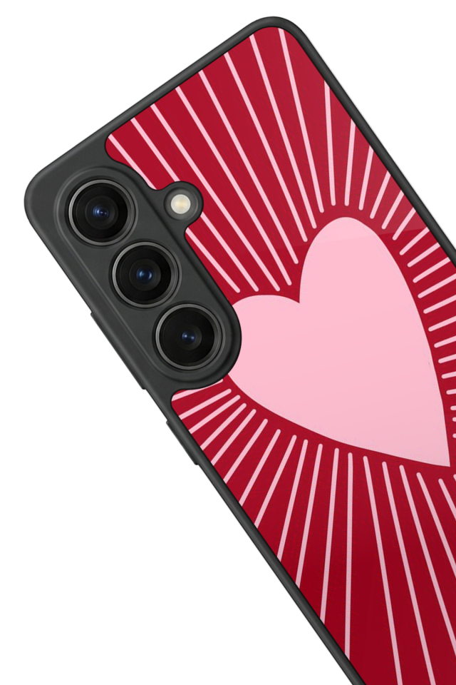 Samsung Galaxy S26 Uyumlu Kalp Love Tasarımlı Glossy Premium Kılıf
