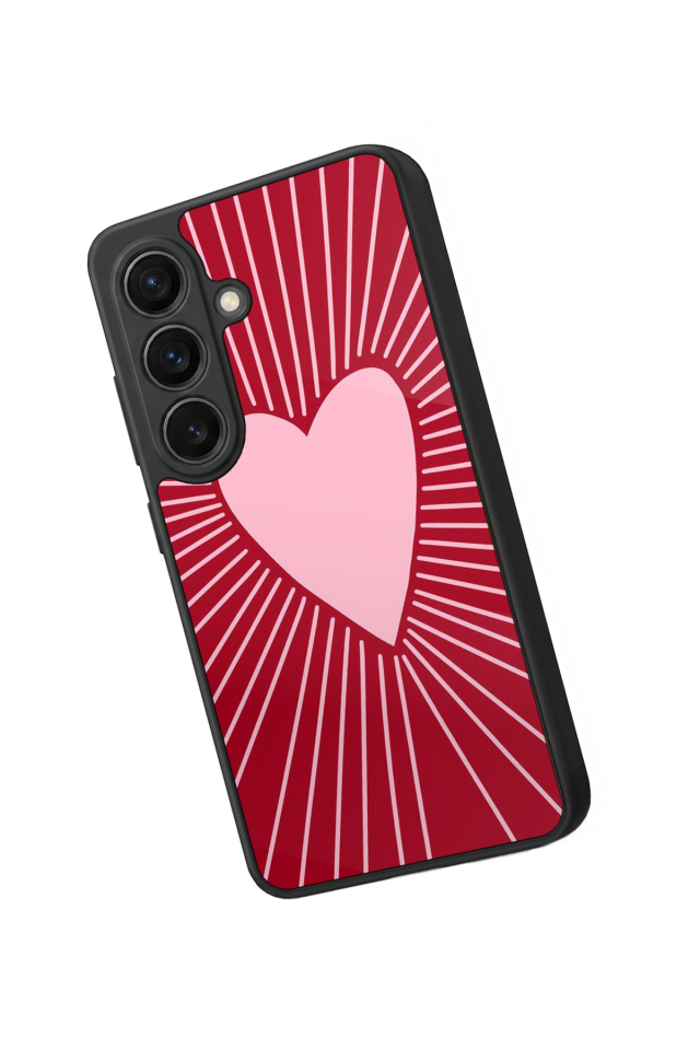 Samsung Galaxy S26 Uyumlu Kalp Love Tasarımlı Glossy Premium Kılıf