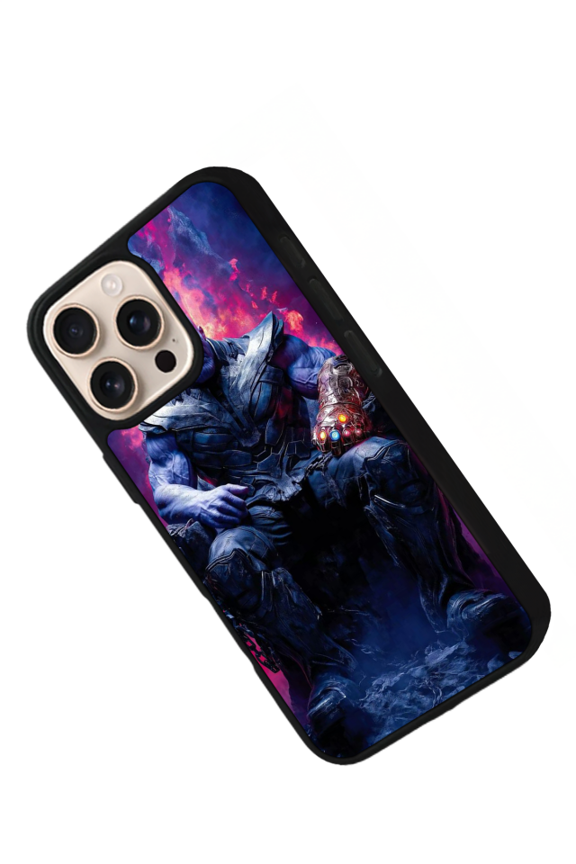 iPhone 16 Pro Uyumlu Thanos Tasarımlı Glossy Premium Kılıf