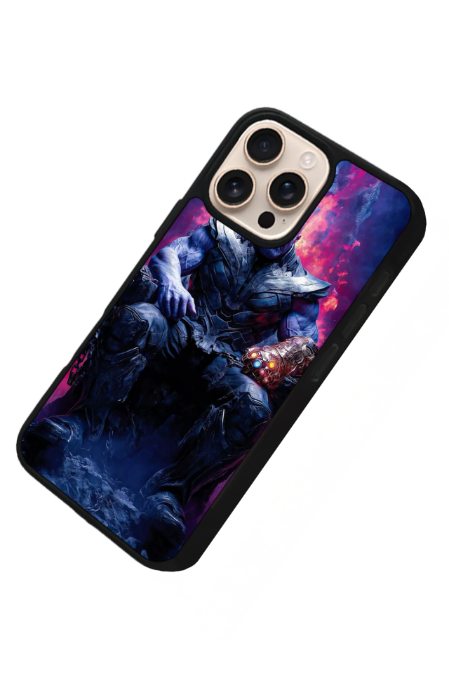 iPhone 16 Pro Uyumlu Thanos Tasarımlı Glossy Premium Kılıf
