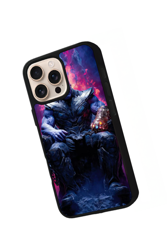 iPhone 16 Pro Uyumlu Thanos Tasarımlı Glossy Premium Kılıf