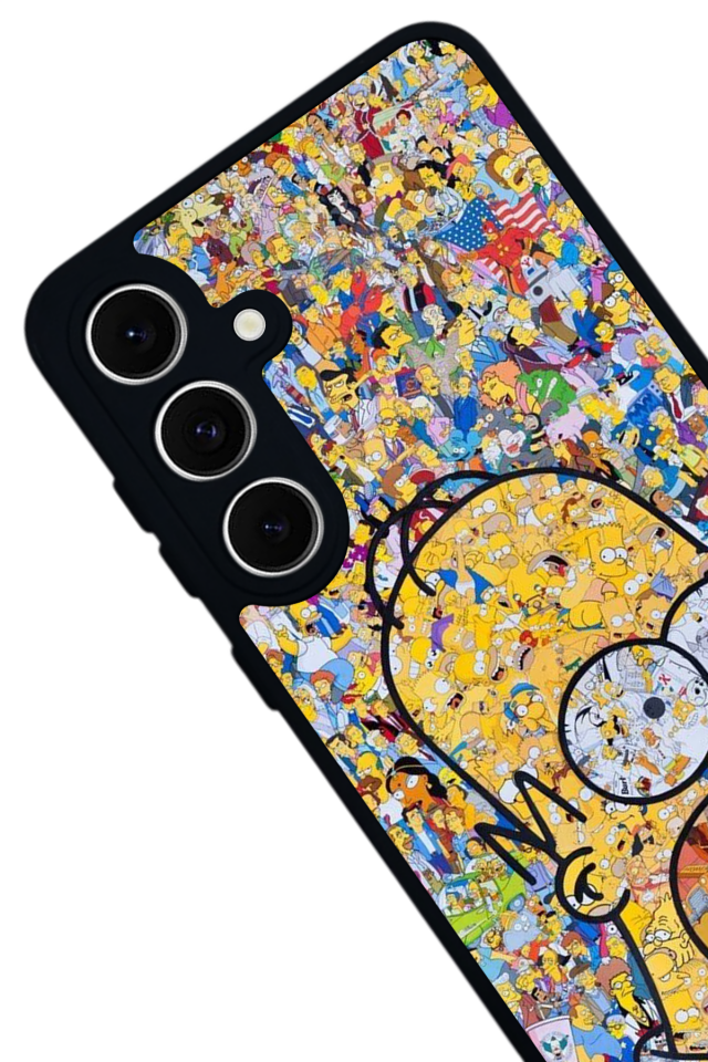 Samsung Galaxy A16 Uyumlu The Simpsons Tasarımlı Glossy Premium Kılıf