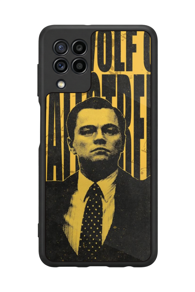 Samsung Galaxy M22 Uyumlu TheWolf Tasarımlı Glossy Premium Kılıf