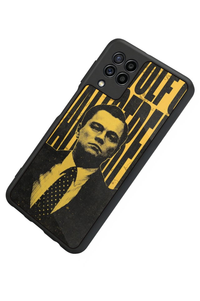 Samsung Galaxy M22 Uyumlu TheWolf Tasarımlı Glossy Premium Kılıf