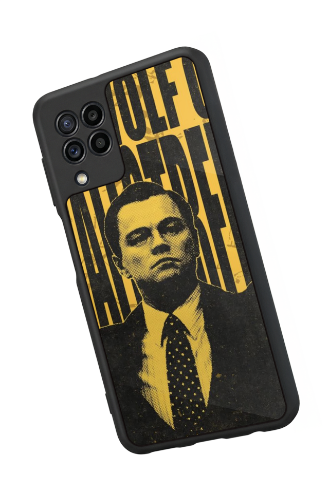 Samsung Galaxy M22 Uyumlu TheWolf Tasarımlı Glossy Premium Kılıf