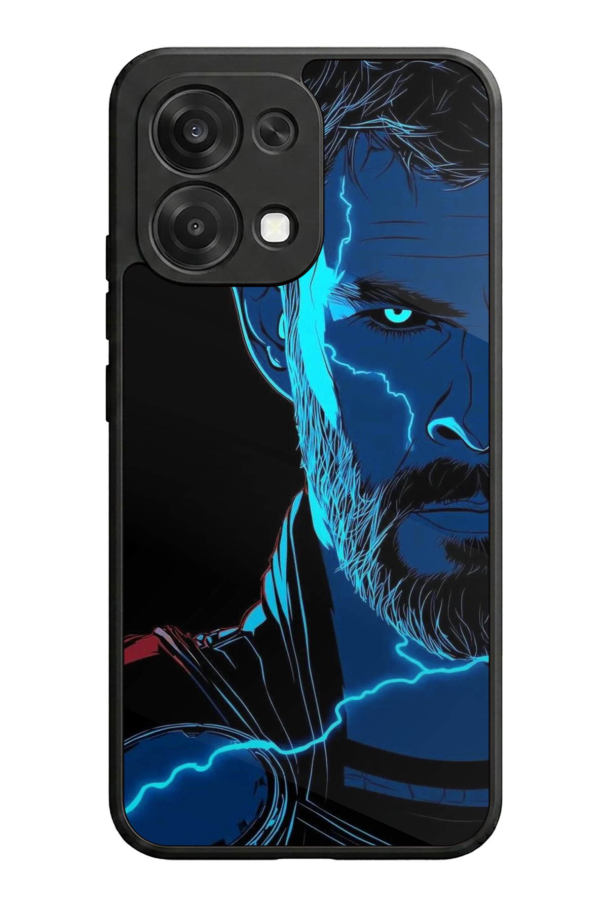 Oppo A6 Pro Uyumlu Thor Tasarımlı Glossy Premium Kılıf