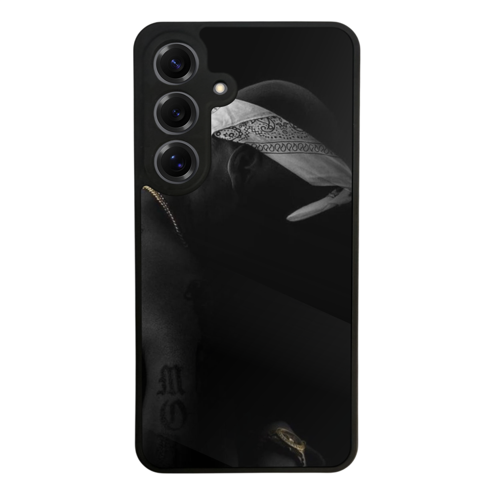 Samsung Galaxy S25 Uyumlu Tupac Tasarımlı Glossy Premium Kılıf