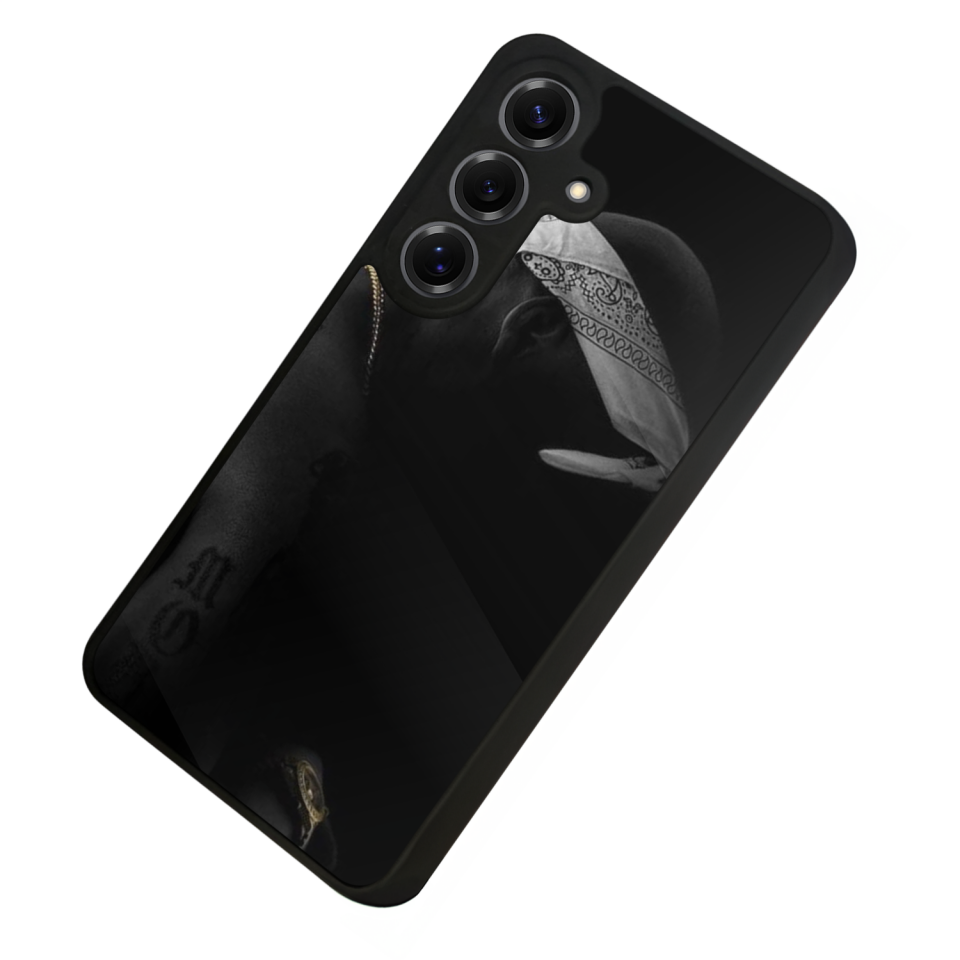 Samsung Galaxy S25 Uyumlu Tupac Tasarımlı Glossy Premium Kılıf