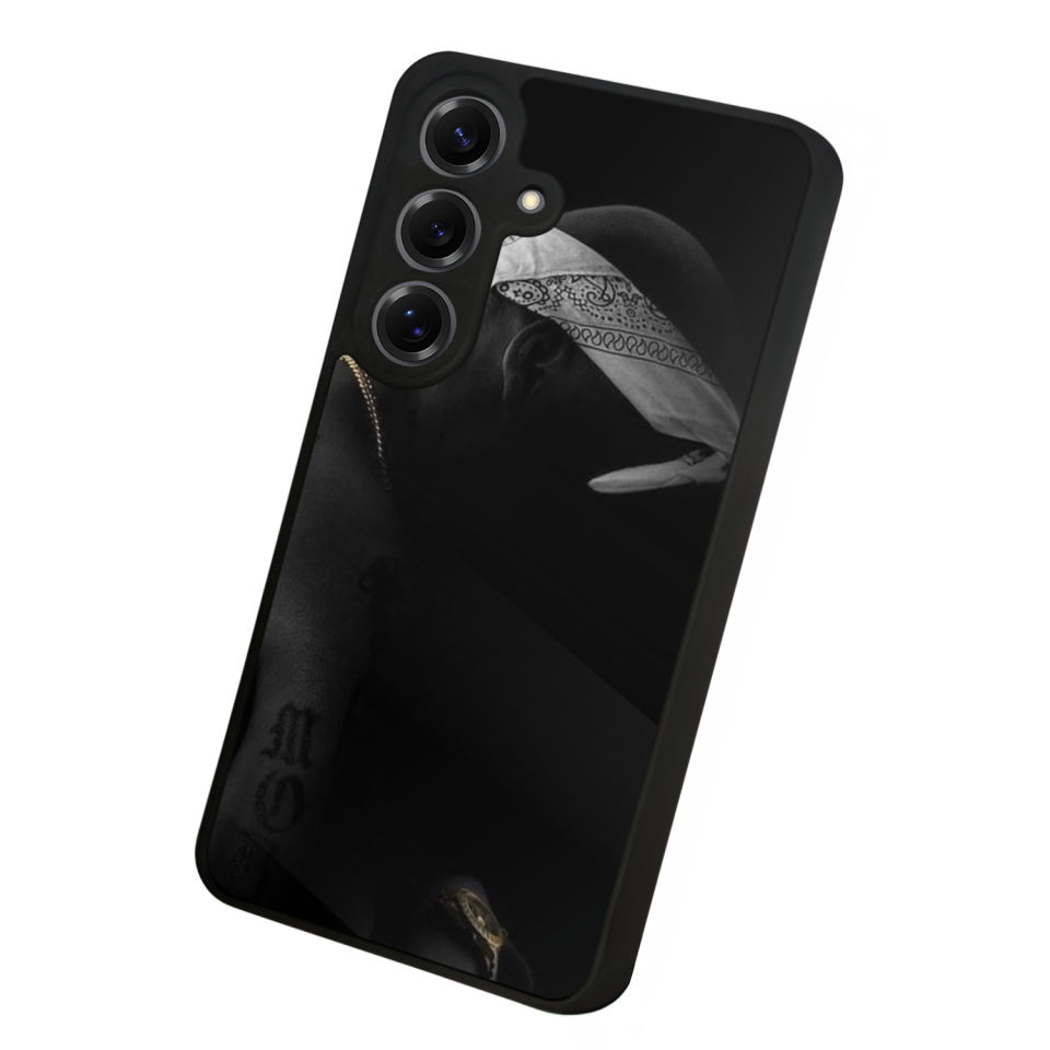 Samsung Galaxy S25 Uyumlu Tupac Tasarımlı Glossy Premium Kılıf