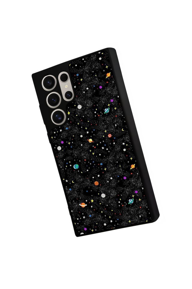 Samsung Galaxy S24 Ultra Uyumlu Uzay Tasarımlı Glossy Premium Kılıf