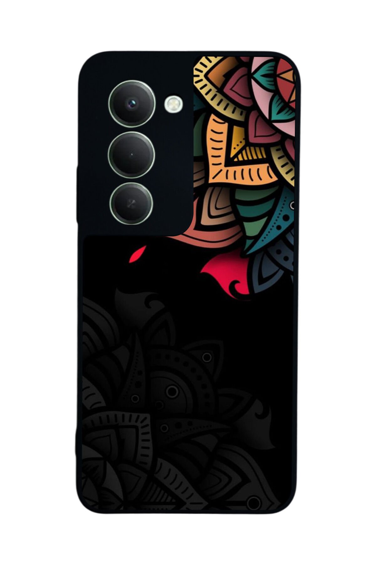 Xiaomi Redmi 15 5G Uyumlu Mandala Tasarımlı Glossy Premium Kılıf