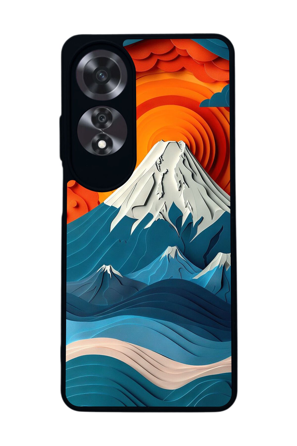 Oppo A60 Mat Siyah uyumlu Kılıf – Yumuşak Silikon, Koruyucu, Şok Emici Kapak