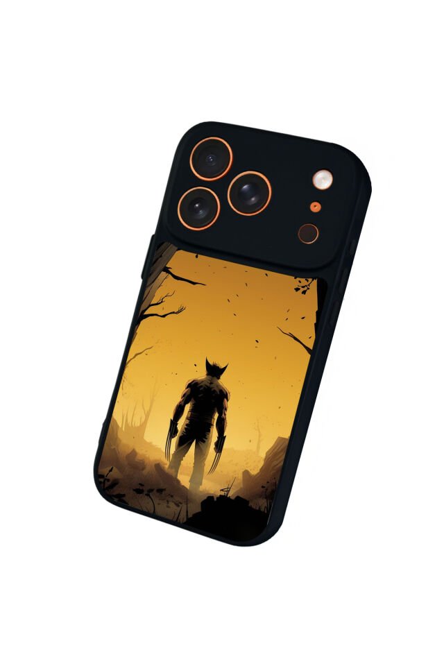 iPhone 17 Pro Max Uyumlu Wolverine Tasarımlı Glossy Premium Kılıf