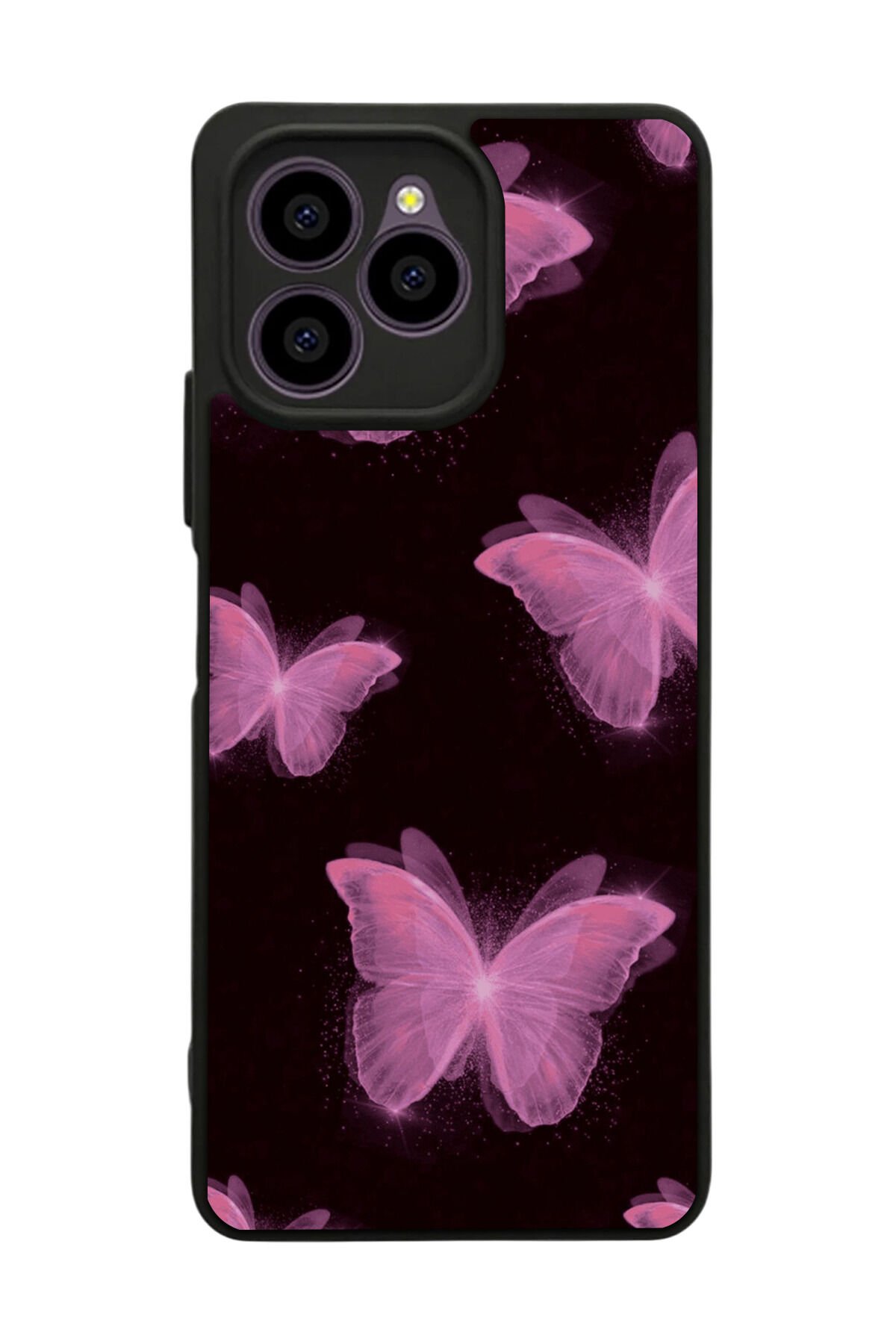 Omix X6 Uyumlu Kelebek Tasarımlı Glossy Premium Kılıf
