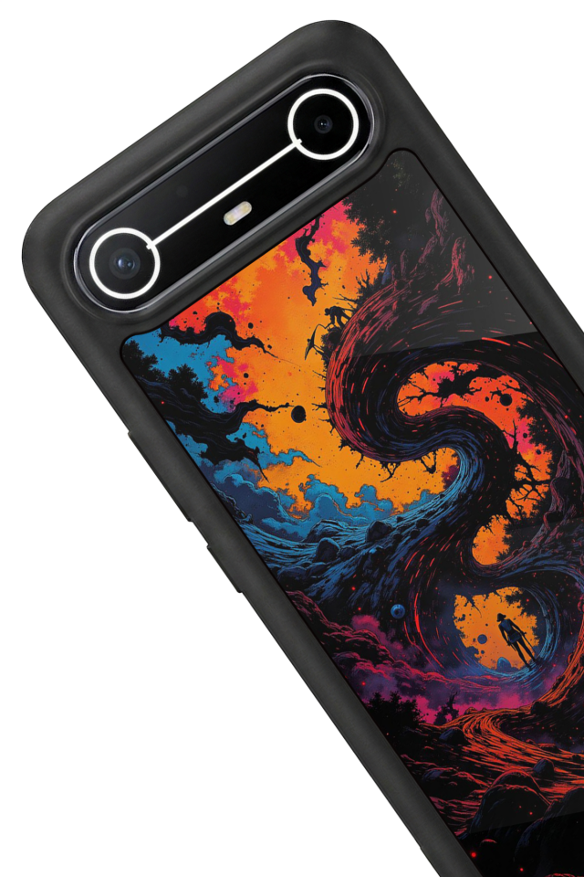 Tecno Spark Slim 5G Uyumlu Abstract Tasarımlı Glossy Premium Kılıf