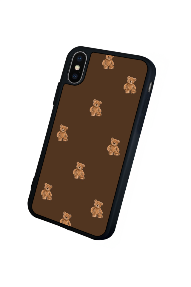 iPhone X/ XS Uyumlu Ayı Tasarımlı Glossy Premium Kılıf