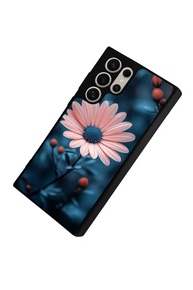 Samsung Galaxy S22 Ultra Uyumlu Cicek Tasarımlı Glossy Premium Kılıf