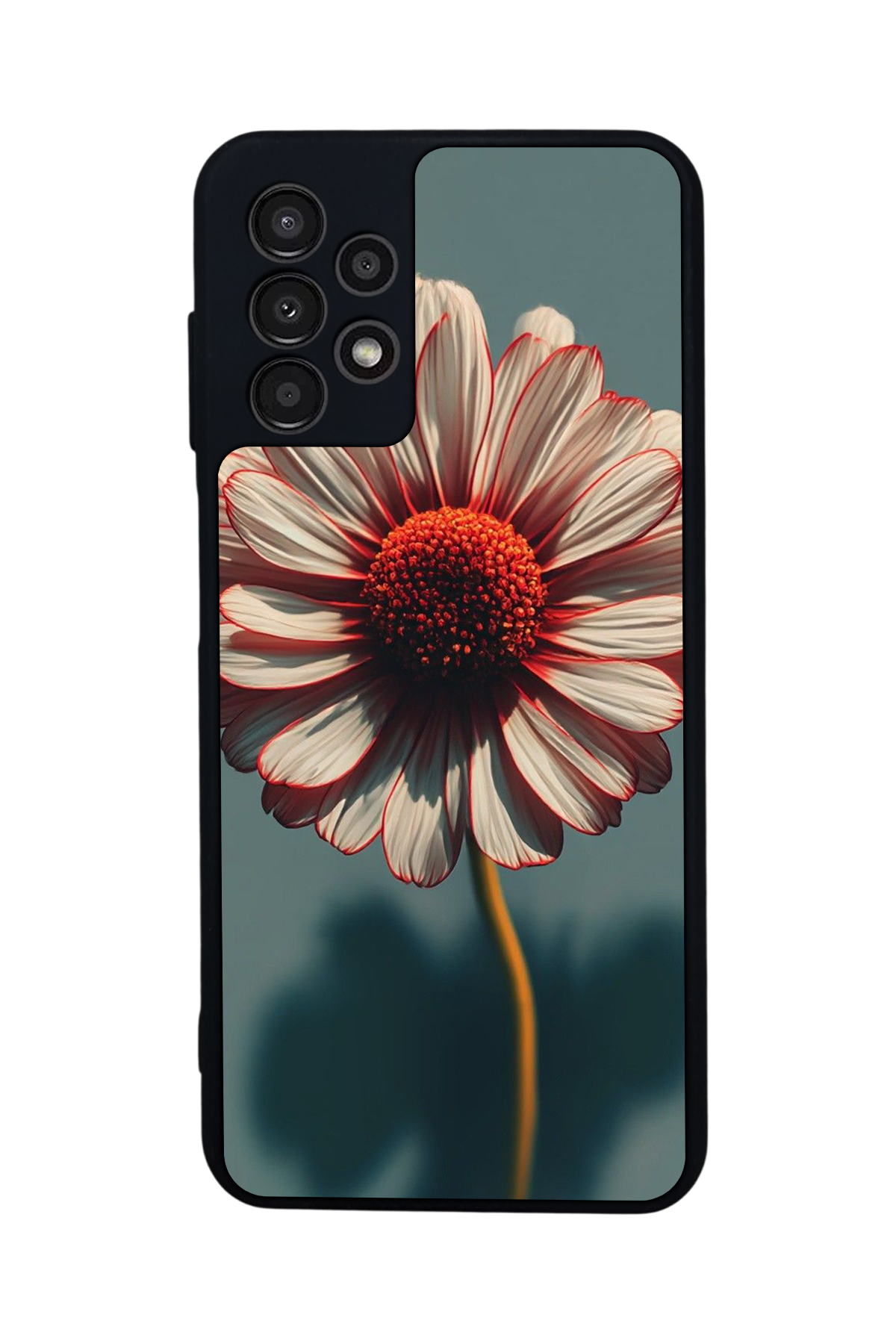 Samsung Galaxy A23 Uyumlu Cicek Tasarımlı Glossy Premium Kılıf