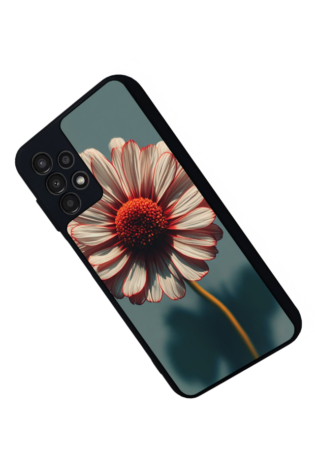 Samsung Galaxy A23 Uyumlu Cicek Tasarımlı Glossy Premium Kılıf
