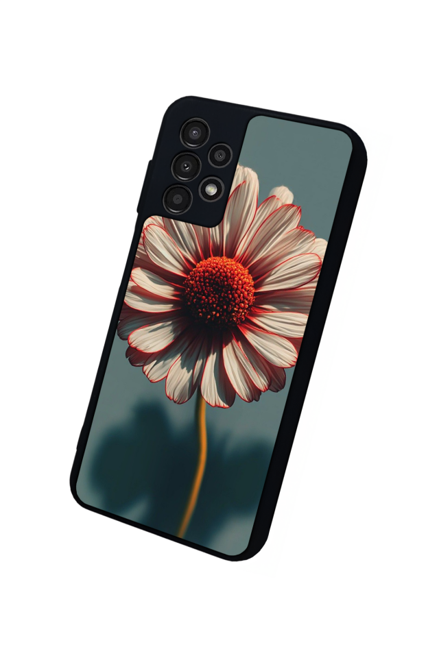 Samsung Galaxy A23 Uyumlu Cicek Tasarımlı Glossy Premium Kılıf