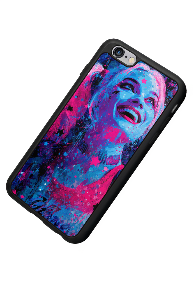 iPhone 6s Plus Uyumlu HarleyQueen Tasarımlı Glossy Premium Kılıf